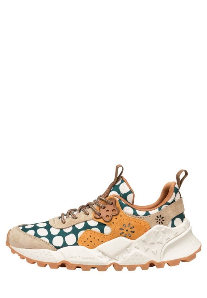 Flower Mountain Kotetsu Joggesko Dame Beige Grønn | FSR4686PN