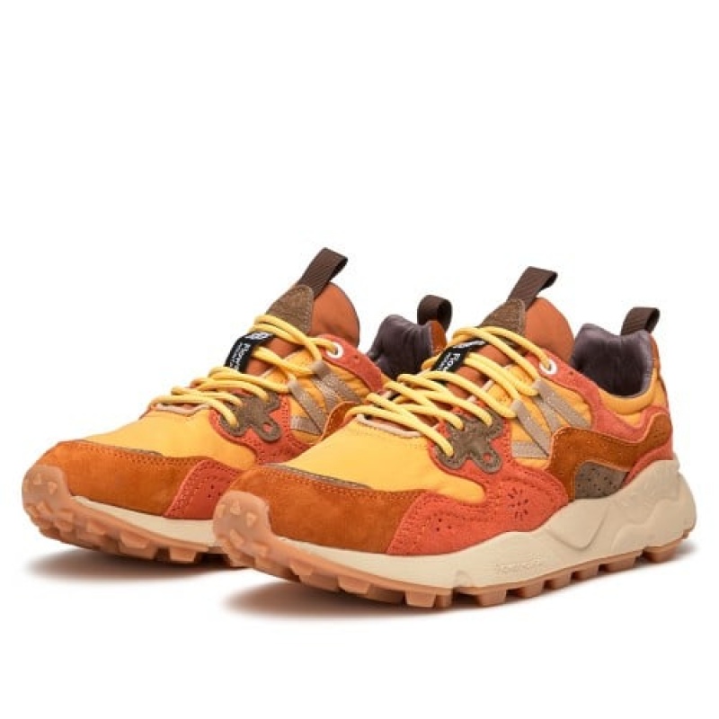 Flower Mountain Yamano 3 Hkdelic Joggesko Herre Brune Oransje | LVG2371NC