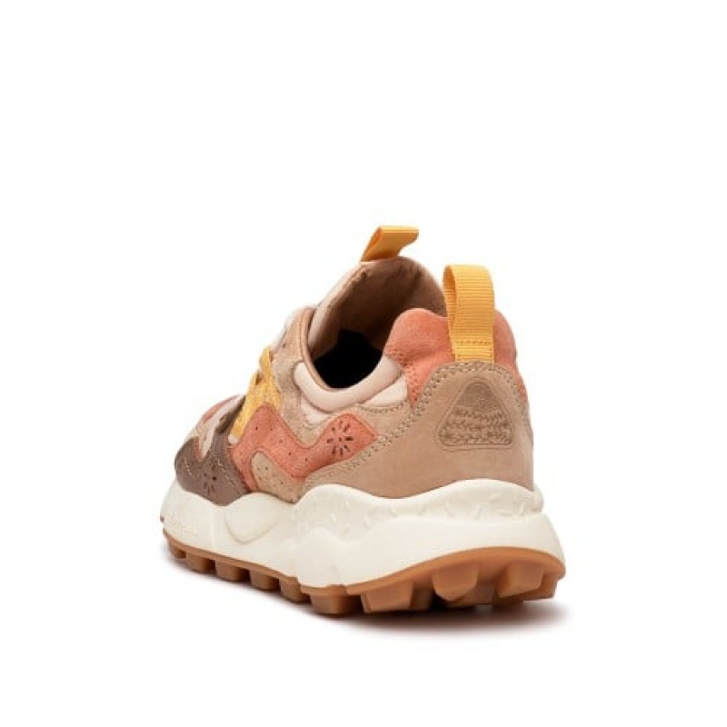 Flower Mountain Yamano 3 Joggesko Dame Brune | QNB9861TC