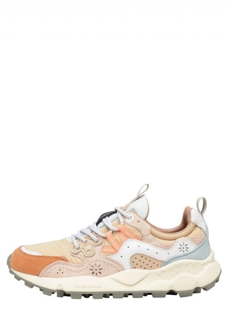 Flower Mountain Yamano 3 Joggesko Dame Rosa Beige | VBB1194QW