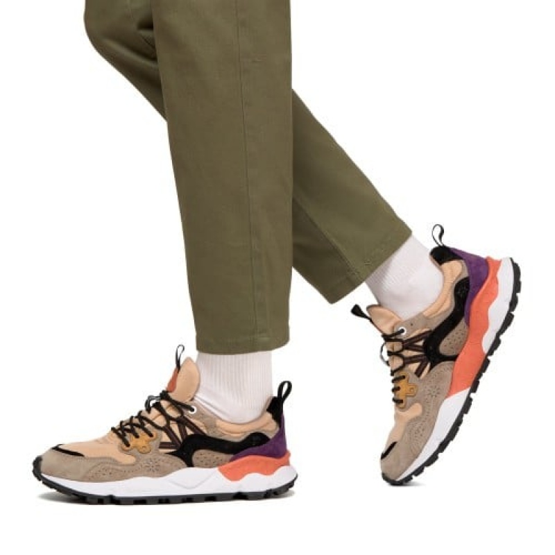 Flower Mountain Yamano 3 Joggesko Herre Beige | HYM1482JK