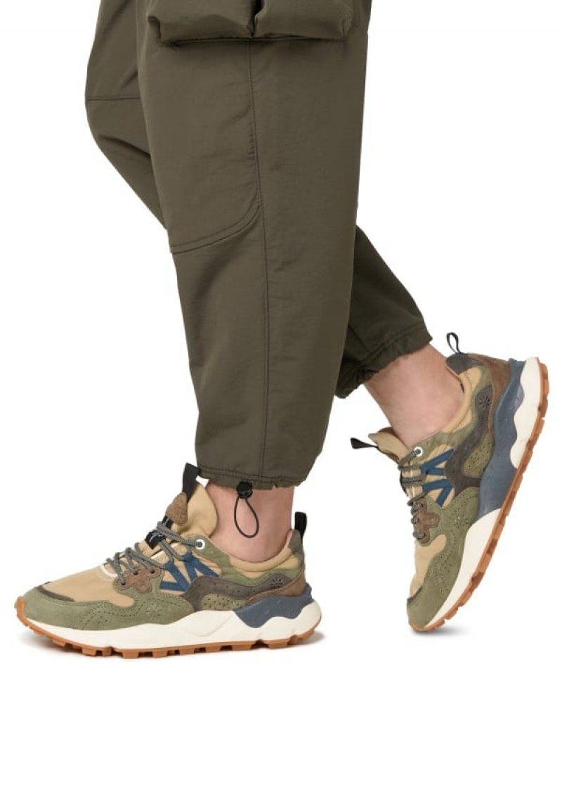 Flower Mountain Yamano 3 Joggesko Herre Grønn Beige | TNF279LI