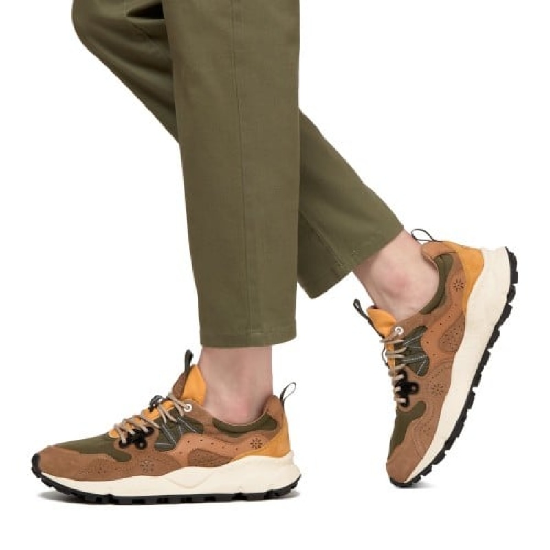 Flower Mountain Yamano 3 Joggesko Herre Brune | UKN7754GV